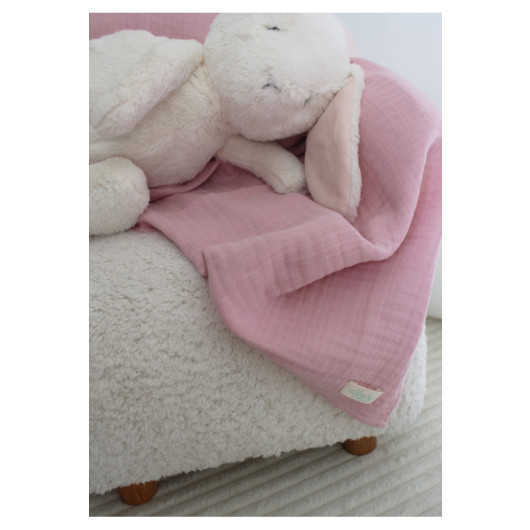 Childrens Winter Blanket, 4 Layers, Pink, 85X100 Cm