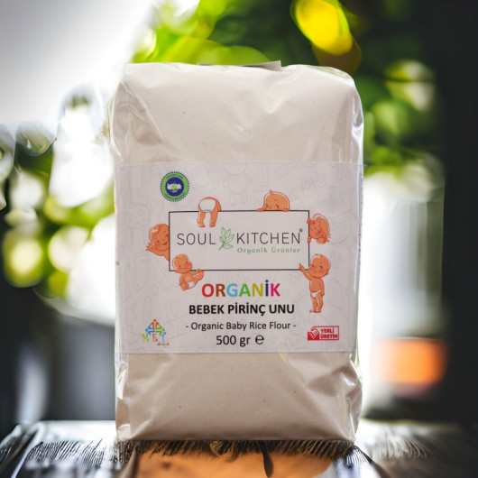 Organic Baby Rice Flour 500Gr