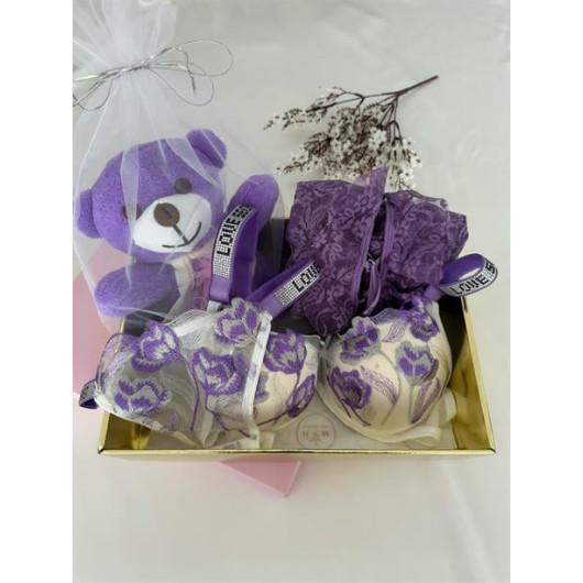 Boxed Lilac Gift Set