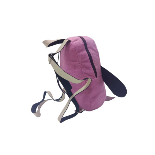 حقيبة ظهر للاطفال بنمط افوكادو زهري