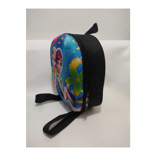 Girls School Backpack With Elsa And Anna Drawing