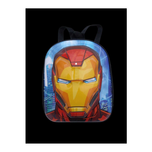 Boys Primary School Backpack With Iron Print
