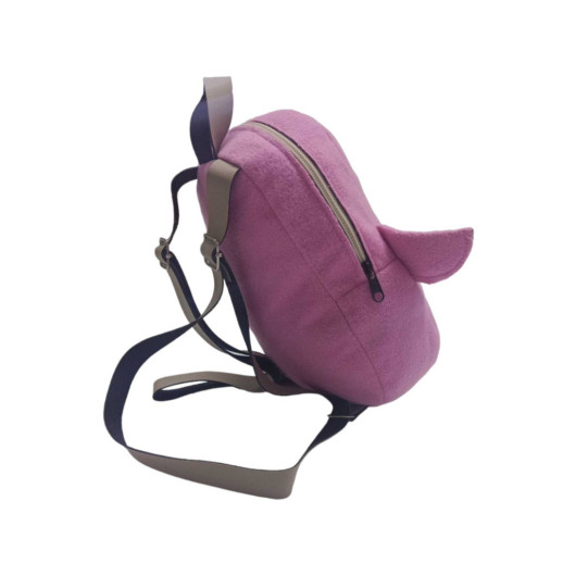 Pink Penguin Pattern Backpack For Children