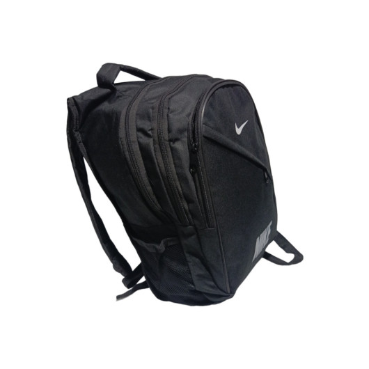 Backpack Four Zippers, Black, Unisex