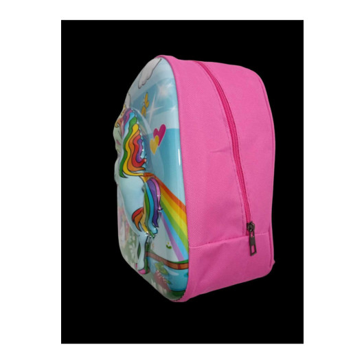 Girls Pink Unicorn Backpack