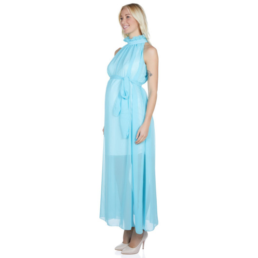 Italian Chiffon Maternity Evening Dress