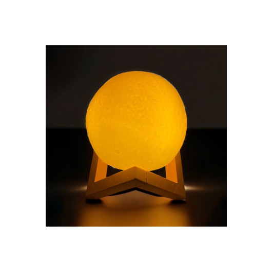 Decorative Moon Night Light With Stand