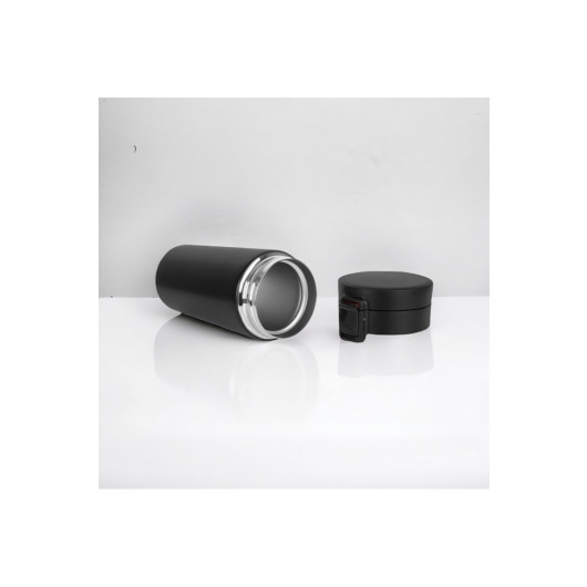 Stainless Steel Double Layer Thermos Cup Mug Black