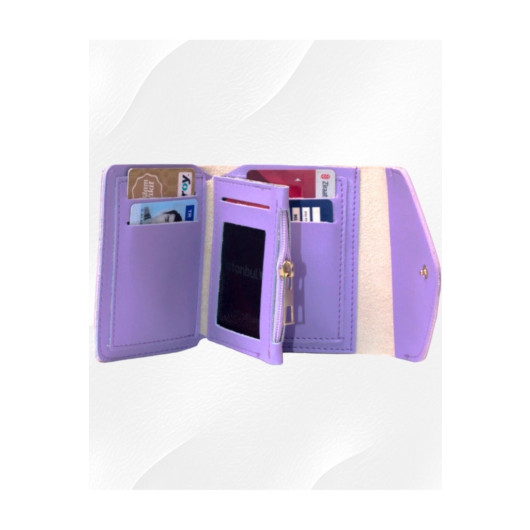 Se Promo Womens Wallet, Lilac Faux Leather