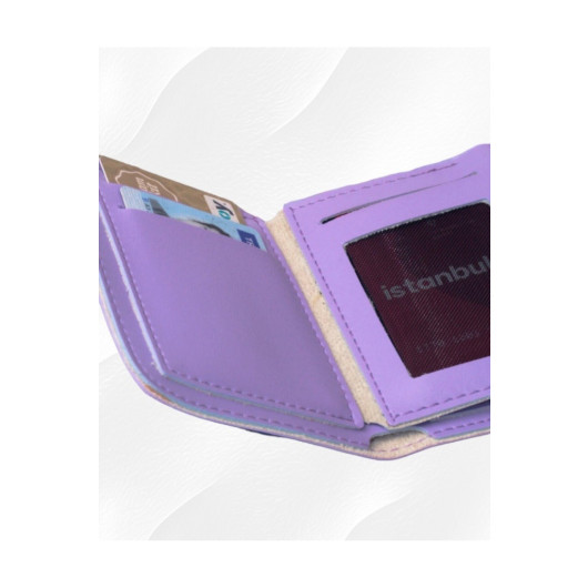 Se Promo Womens Wallet, Lilac Faux Leather