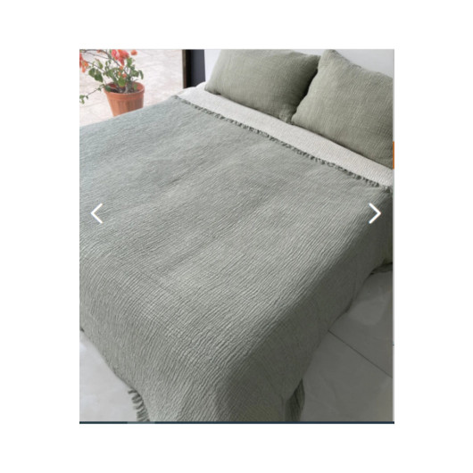 Green Organic Muslin Double Bed Mattress