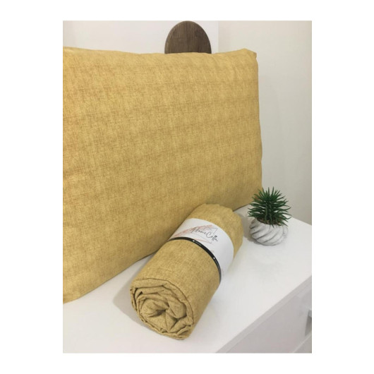 Homecella Mustard Double Bed Sheet