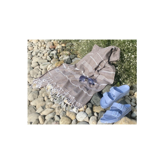 Homecella Gray Beach Towel 180X90
