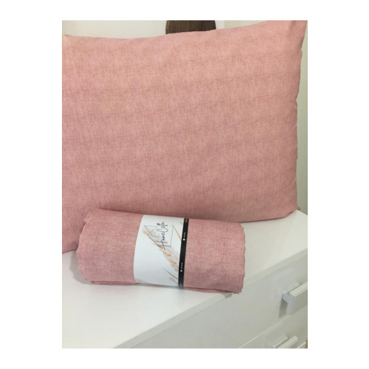 Single Fitted Sheet Salmon