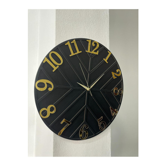 ساعة حائط مزين بزجاج بليكسي مقاس 40 × 40 سم