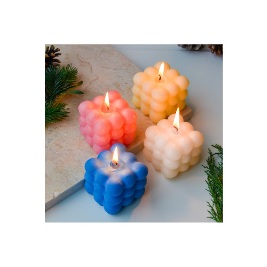 Decorative Set Of 4 Colorful Scented Bubbles