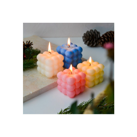 Decorative Set Of 4 Colorful Scented Bubbles