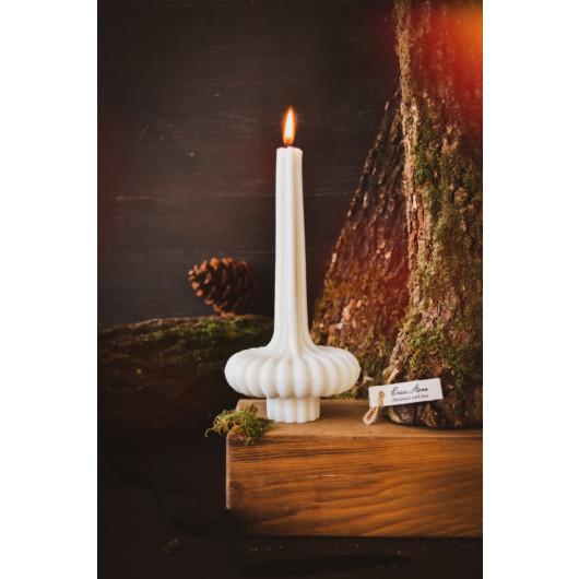 Natural Soy Wax Decoration Vase Candle White