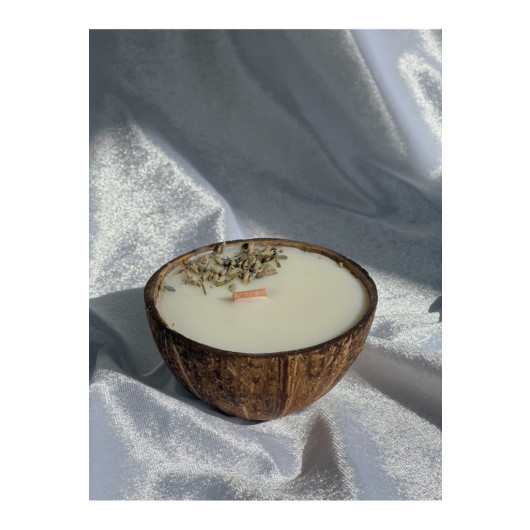 Coconut Real Organic Scented Candle Gift Valentine Day