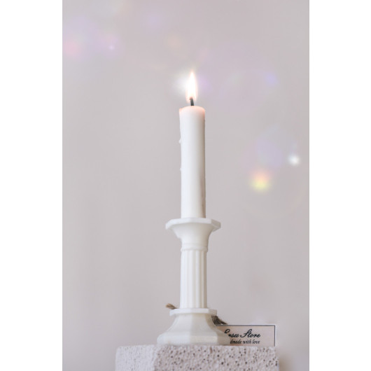 Candlestick Column Model Decorative Gift Scented Soy Wax 14Cm