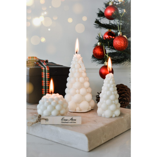 Stylish Design Decorative 3 Piece Scented Soy Wax Tree Set