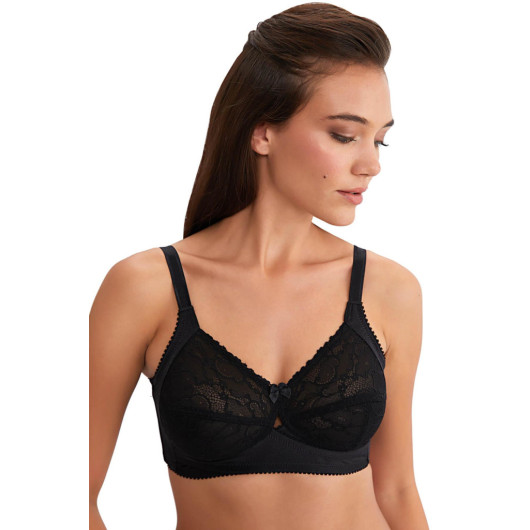 Lace Embroidered Minimizer Bra B Cup