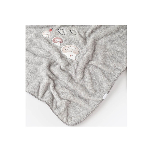 Bibaby Basic Forest Welsoft Blanket Gray 90X100 Cm