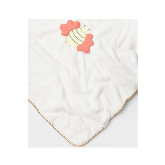 To Bee Cute Welsoft Blanket Ecru 90X100 Cm