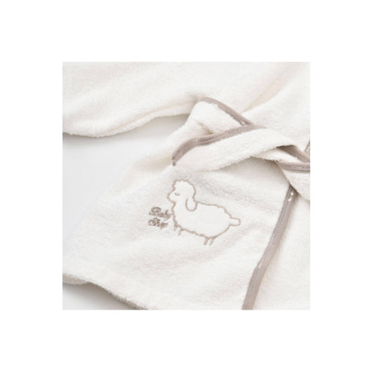 Biorganic Curly Sheep Bathrobe Set