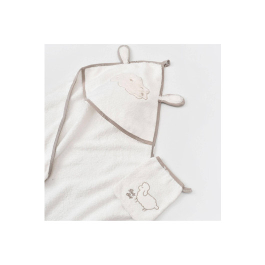 Biorganic Curly Sheep Bathrobe Set