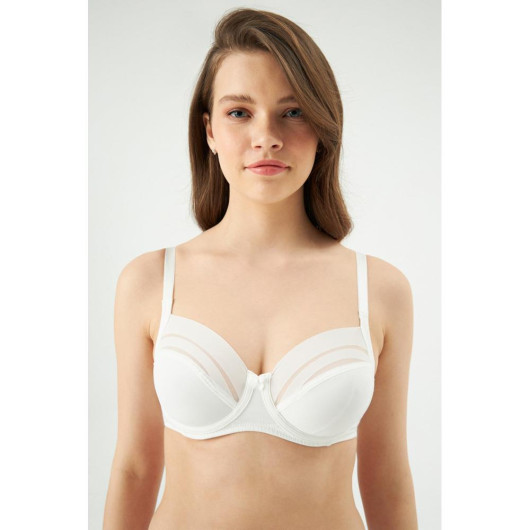 Hanna Underwire Minimizer Striped Single Bra