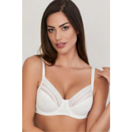 Hanna Underwire Minimizer Striped Single Bra