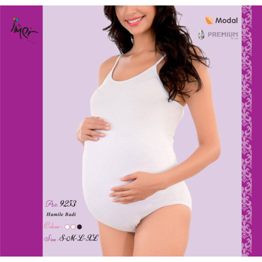 İmer Maternity Snap Bodysuit