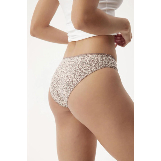 Combed Cotton Mood Women Soft Textured Classic Model 5 Piece Panties