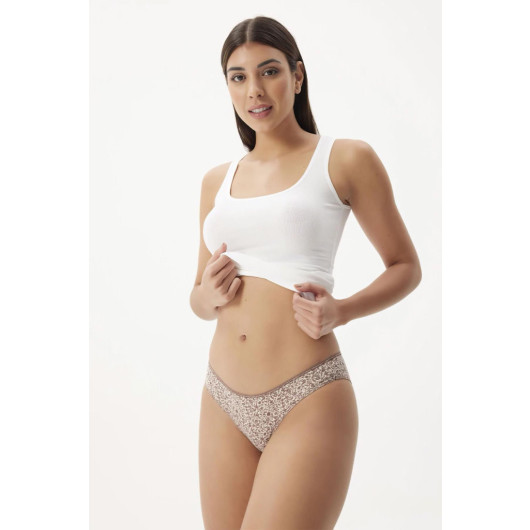 Combed Cotton Mood Women Soft Textured Classic Model 5 Piece Panties