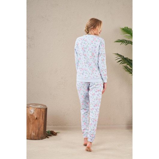 Women Patterned Pajama Set