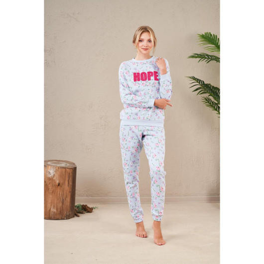 Women Patterned Pajama Set