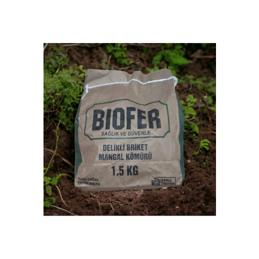 Biofer Organic Perforated Briquette Charcoal