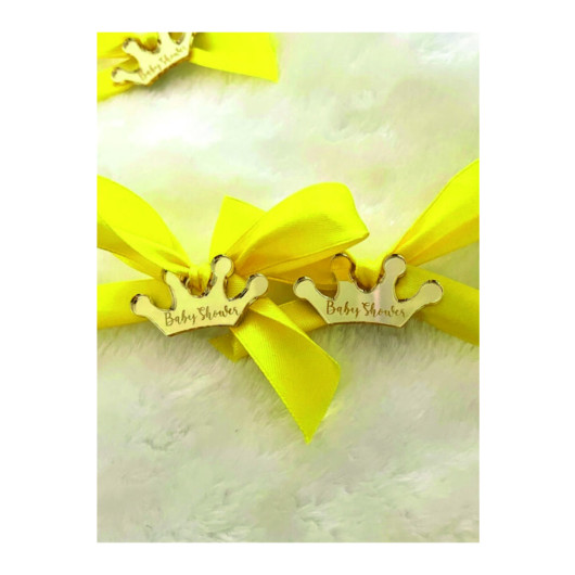 Plexiglass Baby Shower Gift Item Name Personalized Crown