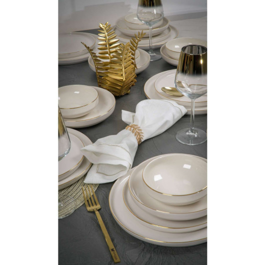 A Porcelain Dinnerware Set From Heda Porselen