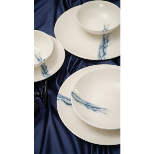 Porcelain Serving Dishes 12 Pieces Heda Porselen