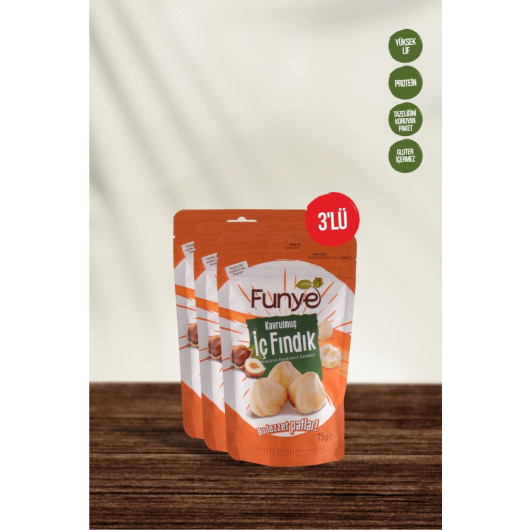Roasted Turkish Hazelnuts 75 Grams 3 Pieces