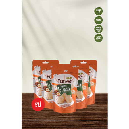 Roasted Turkish Hazelnuts 75 Grams 5 Pieces