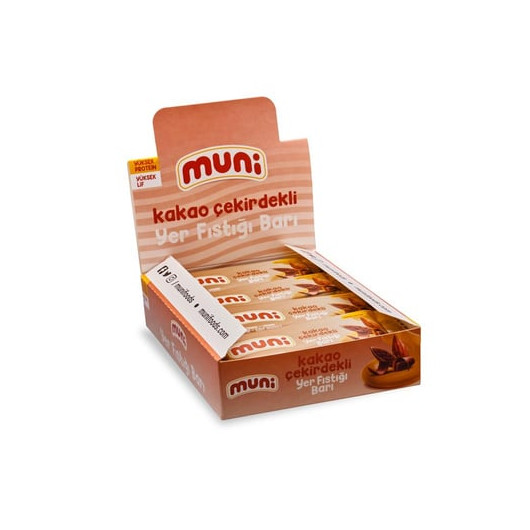 Peanut Bar With Cocoa Beans 40 Gr X 12 Pieces