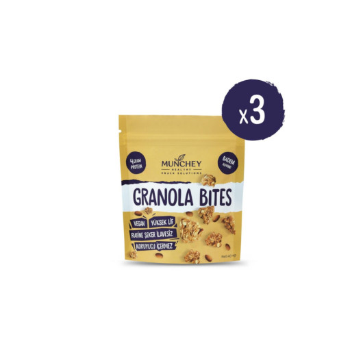 Triple Almond Granola Bites 120G