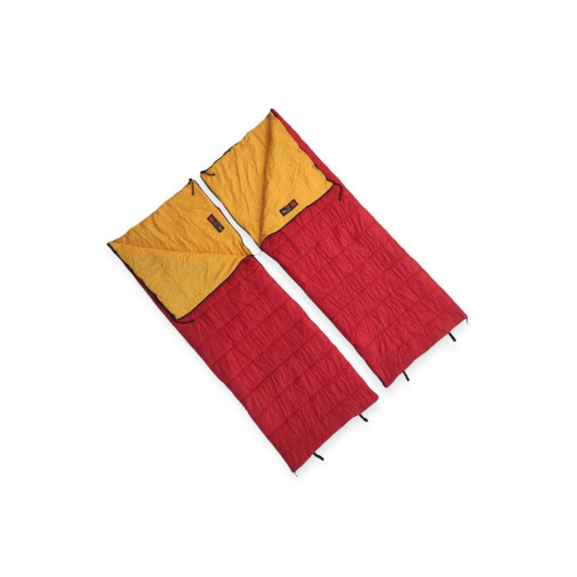 Sleeping Bag For Trips Double Red