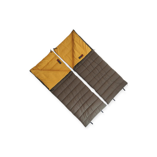 Brown Compact Double Thermal Sleeping Bag