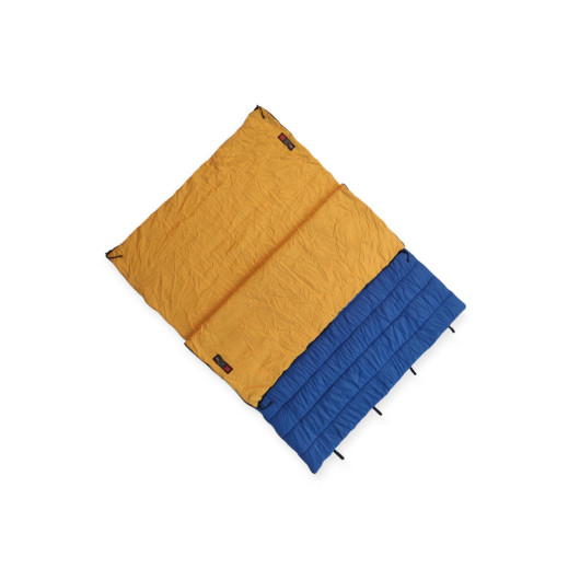 Desert Blue Double Sleeping Bag Combined With Pillows -5