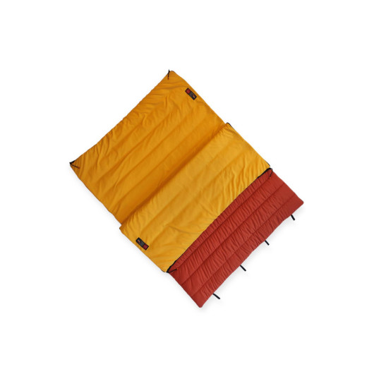 Compact Orange Double Travel Sleeping Bag