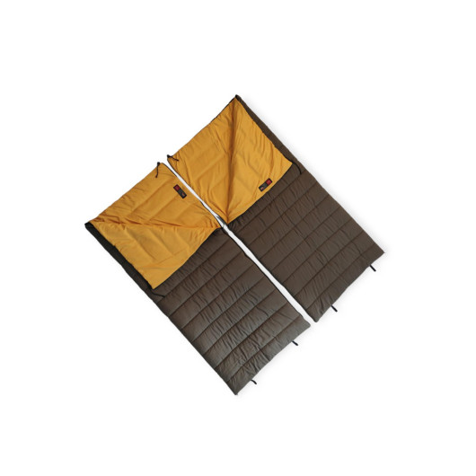 Brown Double Compact Trekking Sleeping Bag